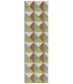 Safavieh Genre Beige / Green GRE103 2 ft. 3 in. X 8 ft. Runner Rug