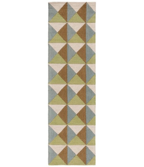 Safavieh Genre Beige / Green Rug GRE103 2 ft. 3 in. X 8 ft. Runner - Rugs Town Safavieh Genre Beige / Green GRE103 2 ft. 3 in. X 8 ft. Runner Rug