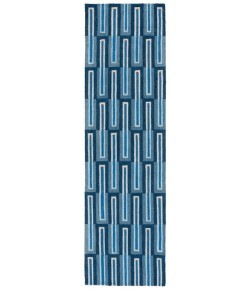 Safavieh Genre Blue / Ivory GRE105 2 ft. 3 in. X 8 ft. Runner Rug