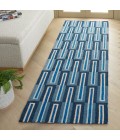 Safavieh Genre Blue / Ivory GRE105 2 ft. 3 in. X 8 ft. Runner Rug