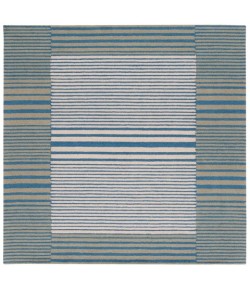 Safavieh Genre Blue / Ivory GRE201 6 ft. X 6 ft. Square Rug