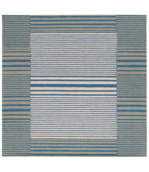 Safavieh Genre Blue / Ivory GRE201 6 ft. X 6 ft. Square Rug