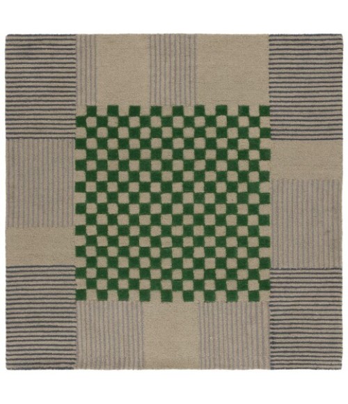 Safavieh Genre Grey / Green Rug GRE207 6 ft. X 6 ft. Square - Rugs Town Safavieh Genre Grey / Green GRE207 6 ft. X 6 ft. Square Rug