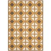 Safavieh Hampton Camel / Ivory HAM510 4 ft. X 6 ft. Rectangle Rug