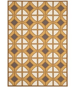 Safavieh Hampton Camel / Ivory HAM510 8 ft. X 11 ft. Rectangle Rug