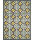 Safavieh Hampton Dark Grey / Light Blue HAM510 4 ft. X 6 ft. Rectangle Rug