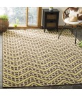 Safavieh Hampton Brown / Ivory HAM513 6 ft. 7 in. X 9 ft. 6 in. Rectangle Rug