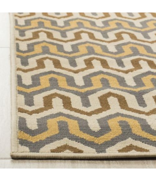 Safavieh Hampton Brown / Camel HAM516 2 ft. 7 in. X 5 ft. Rectangle Rug