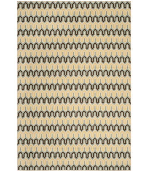 Safavieh Hampton Light Blue / Green HAM516 8 ft. X 11 ft. Rectangle Rug