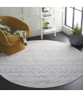 Safavieh Hanna Ivory / Light Grey HAN100 6 ft. 7 in. X 6 ft. 7 in. Round Rug
