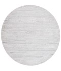 Safavieh Hanna Grey Ivory / Dark Grey HAN108 6 ft. 7 in. X 6 ft. 7 in. Round Rug