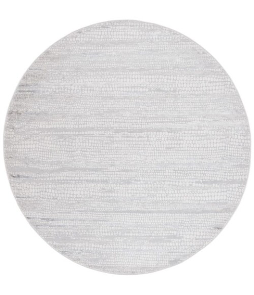 Safavieh Hanna Grey Ivory / Dark Grey HAN108 6 ft. 7 in. X 6 ft. 7 in. Round Rug