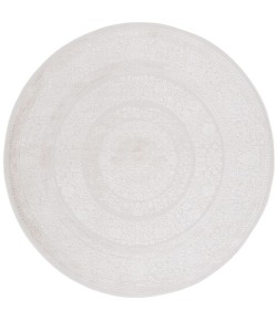 Safavieh Hanna Taupe / Ivory HAN109 6 ft. 7 in. X 6 ft. 7 in. Round Rug