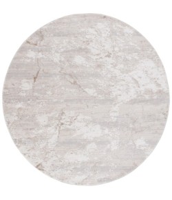 Safavieh Hanna Beige / Ivory Grey HAN112 6 ft. 7 in. X 6 ft. 7 in. Round Rug