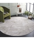 Safavieh Hanna Beige / Ivory Grey HAN112 6 ft. 7 in. X 6 ft. 7 in. Round Rug
