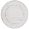 Safavieh Hanna Ivory / Grey HAN113 6 ft. 7 in. X 6 ft. 7 in. Round Rug