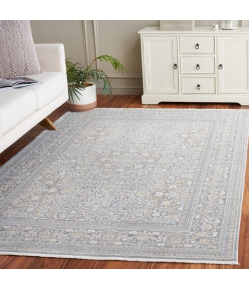 Safavieh Harlow Ivory / Blue Grey HAR108 4 ft. X 6 ft. Rectangle Rug