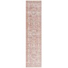 Safavieh Harlow Rust / Ivory Grey HAR163 2 ft. X 8 ft. Runner Rug