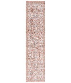 Safavieh Harlow Rust / Ivory Grey HAR163 2 ft. X 8 ft. Runner Rug