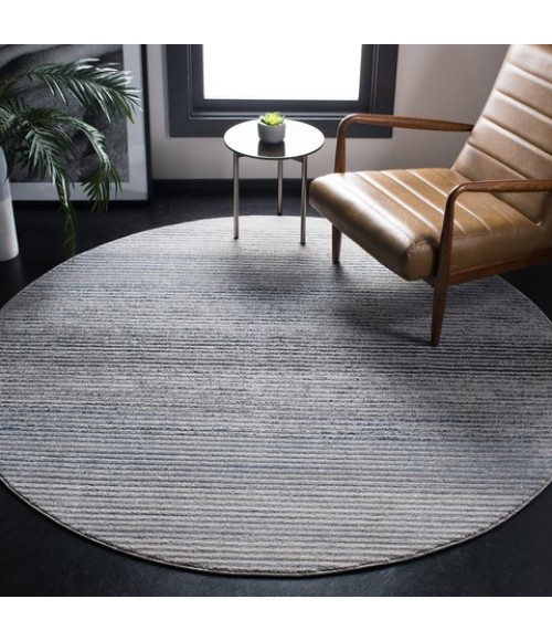 Safavieh Harbor Ivory / Grey HBR108 6 ft. 7 in. X 6 ft. 7 in. Round Rug