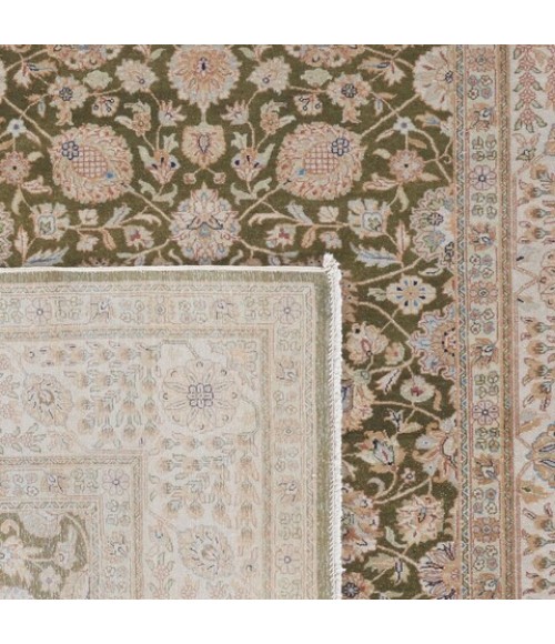 Safavieh Haj Jalili Olive / Ivory HJ1321 8 ft. X 10 ft. Rectangle Rug