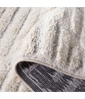 Safavieh Hi-Lo Shag Beige / Grey HLS212 6 ft. 7 in. X 6 ft. 7 in. Square Rug