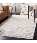 Safavieh Hi-Lo Shag Beige / Grey HLS212 5 ft. 3 in. X 7 ft. 6 in. Rectangle Rug