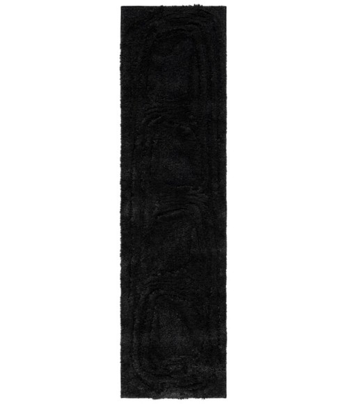 Safavieh Hi-Lo Shag Black Rug HLS214 2 ft. 2 in. X 5 ft. Runner - Rugs Town Safavieh Hi-Lo Shag Black HLS214 2 ft. 2 in. X 5 ft. Runner Rug