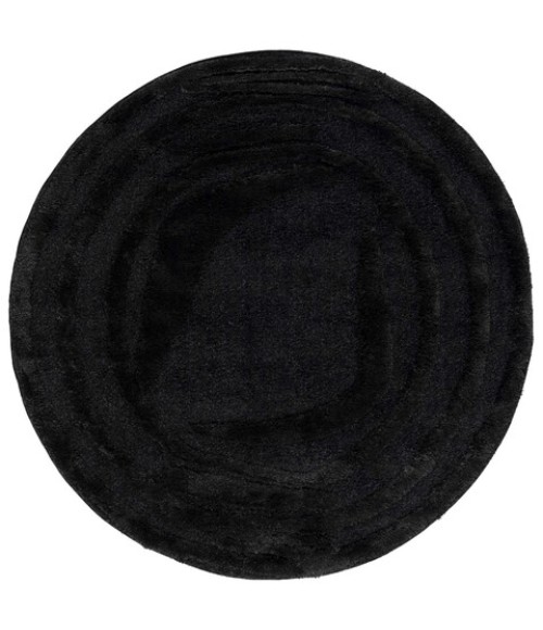 Safavieh Hi-Lo Shag Black Rug HLS214 3 ft. X 3 ft. Round - Rugs Town Safavieh Hi-Lo Shag Black HLS214 3 ft. X 3 ft. Round Rug