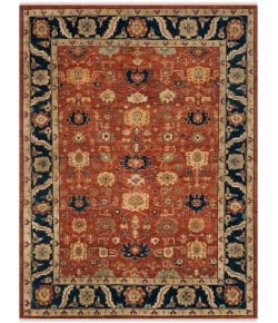 Safavieh Heriz Rust / Navy HRZ277 9 ft. X 12 ft. Rectangle Rug Safavieh Heriz Rust / Navy HRZ277 9 ft. X 12 ft. Rectangle Rug