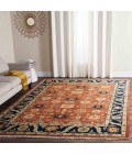 Safavieh Heriz Rust / Navy Rug HRZ277 9 ft. X 12 ft. Rectangle - Rugs Town Safavieh Heriz Rust / Navy HRZ277 9 ft. X 12 ft. Rectangle Rug