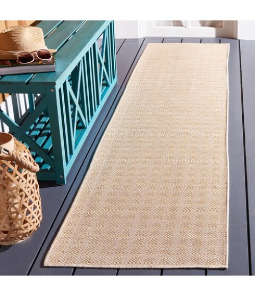 Safavieh Hampton Yellow HTN230 2 ft. X 9 ft. Runner Rug