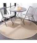 Safavieh Hampton Yellow HTN230 6 ft. 5 in. X 6 ft. 5 in. Round Rug