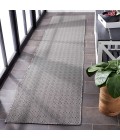 Safavieh Hampton Grey / Black HTN230 2 ft. X 9 ft. Runner Rug