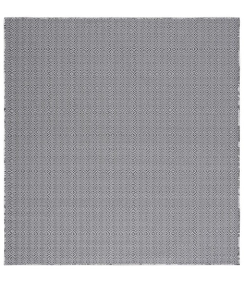 Safavieh Hampton Grey / Black HTN230 6 ft. 5 in. X 6 ft. 5 in. Square Rug