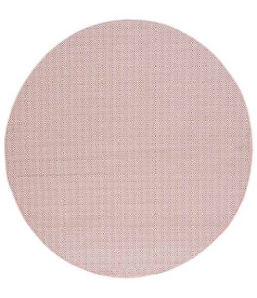 Safavieh Hampton Terracotta / Ivory HTN230 6 ft. 5 in. X 6 ft. 5 in. Round Rug