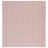 Safavieh Hampton Terracotta / Ivory HTN230 6 ft. 5 in. X 6 ft. 5 in. Square Rug