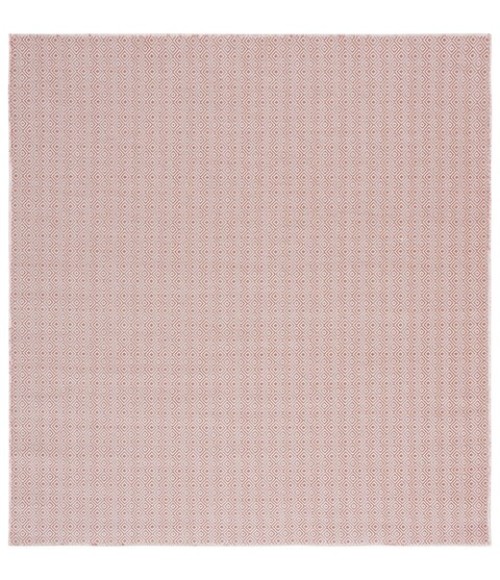 Safavieh Hampton Terracotta / Ivory HTN230 6 ft. 5 in. X 6 ft. 5 in. Square Rug