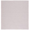 Safavieh Hampton Light Pink / Multi HTN230 6 ft. 5 in. X 6 ft. 5 in. Square Rug