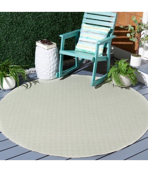 Safavieh Hampton Green HTN230 6 ft. 5 in. X 6 ft. 5 in. Round Rug