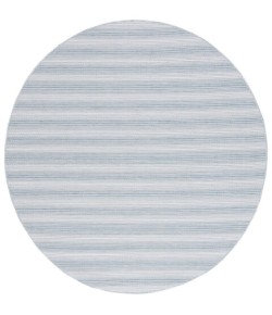 Safavieh Hampton Aqua Ivory / Multi HTN231 6 ft. 5 in. X 6 ft. 5 in. Round Rug