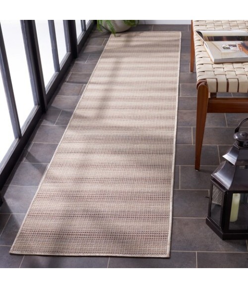 Safavieh Hampton Brown / Multi HTN231 2 ft. X 9 ft. Runner Rug