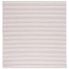 Safavieh Hampton Pink Ivory / Multi HTN231 6 ft. 5 in. X 6 ft. 5 in. Square Rug