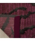 Safavieh Jamie Drake Raspberry / Coffee JDK351 6 ft. X 9 ft. Rectangle Rug