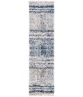 Safavieh Jericho Shag Navy / Ivory JER100 2 ft. 2 in. X 8 ft. Runner Rug