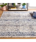 Safavieh Jericho Shag Navy / Ivory JER100 10 ft. X 14 ft. Rectangle Rug