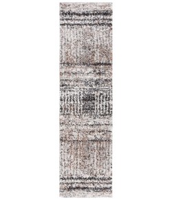 Safavieh Jericho Shag Black / Rust JER100 2 ft. 2 in. X 8 ft. Runner Rug