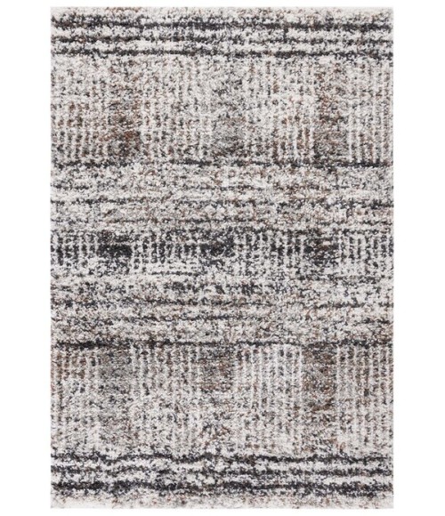 Safavieh Jericho Shag Black / Rust JER100 10 ft. X 14 ft. Rectangle Rug
