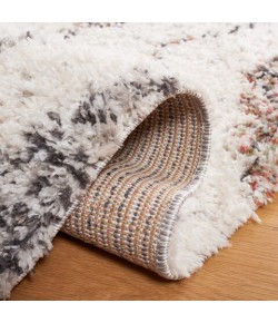 Safavieh Jericho Shag Ivory / Black JER102 8 ft. X 10 ft. Rectangle Rug