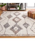 Safavieh Jericho Shag Ivory / Black Rug JER102 8 ft. X 10 ft. Rectangle - Rugs Town Safavieh Jericho Shag Ivory / Black JER102 8 ft. X 10 ft. Rectangle Rug